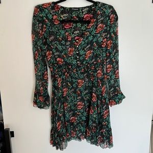 Sz 1 THE KOOPLES Floral Tunic / Minidress